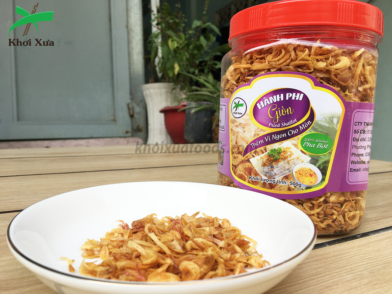 [HCM][Hành Phi Sạch KHƠI FOODS] Hộp 500g Hành Phi Giòn Thơm