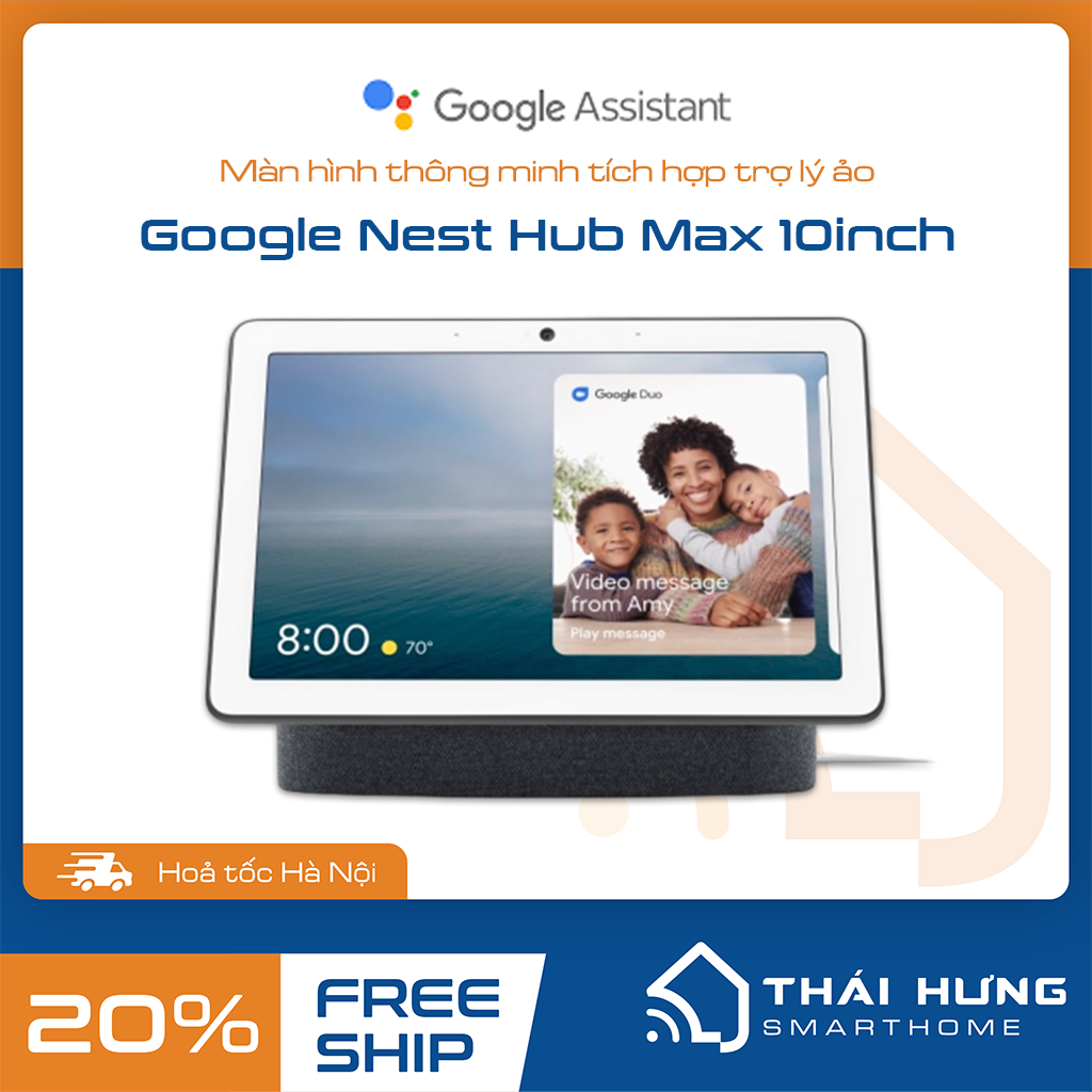 [Trả góp 0%] Loa thông minh Google Nest Hub Max