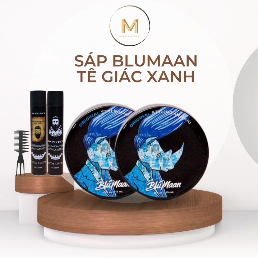 Gôm xịt tóc nam tạo kiểu tóc the pro lock sáp vuốt tóc dành cho cả nam và nữ | morris morgan
