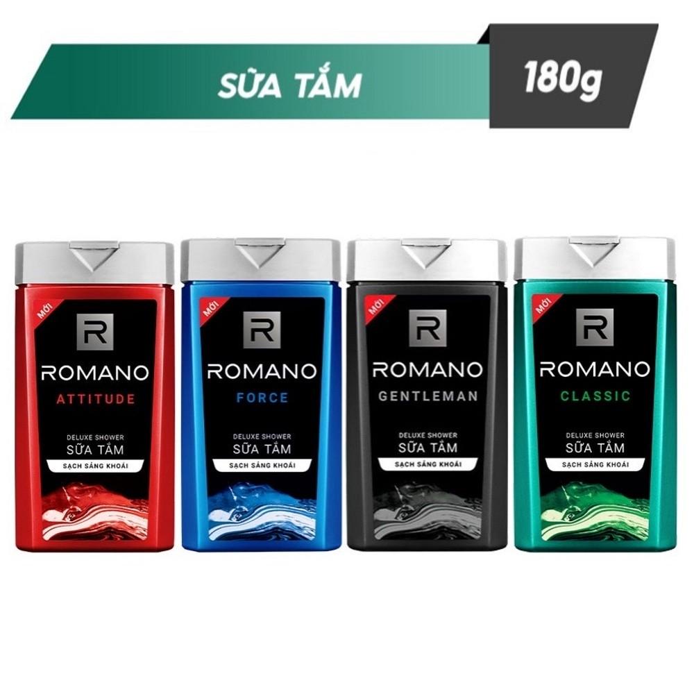 Sữa tắm nam Romano 180g hương nước hoa Classic Attitude Force Gentleman sạch sảng khoái