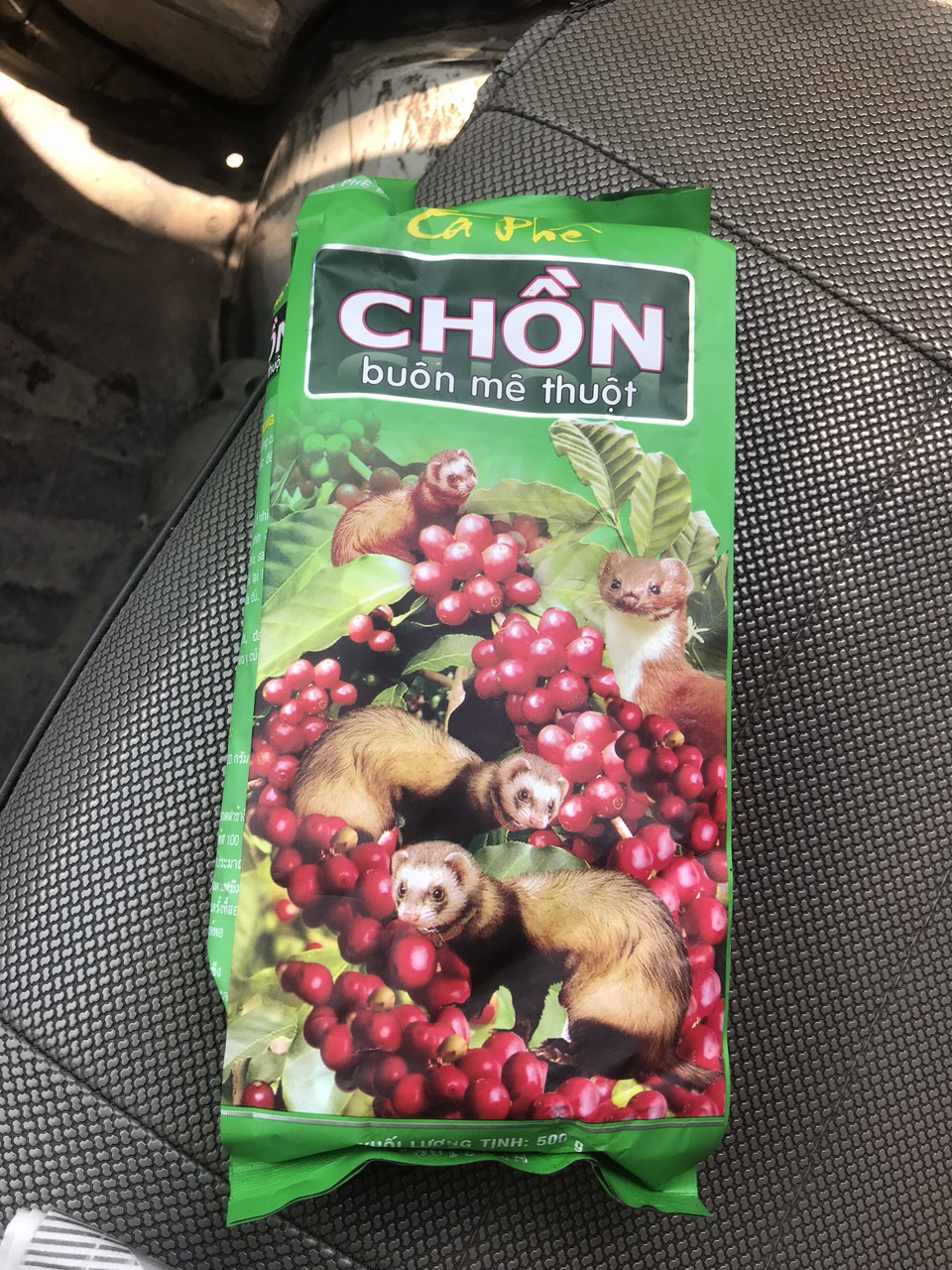 [HCM]Cà phê pha phin đậm đà Chồn Buôn Mê Thuộc của công ty Cao Đại Nguyên thượng hạng gói 500gr chồn xanh