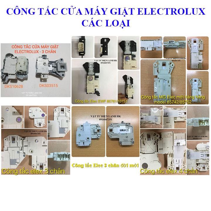 Công tắc khoá cửa máy giặt Electrolux các model - Khóa cửa mg Elec các loại - ctac elec