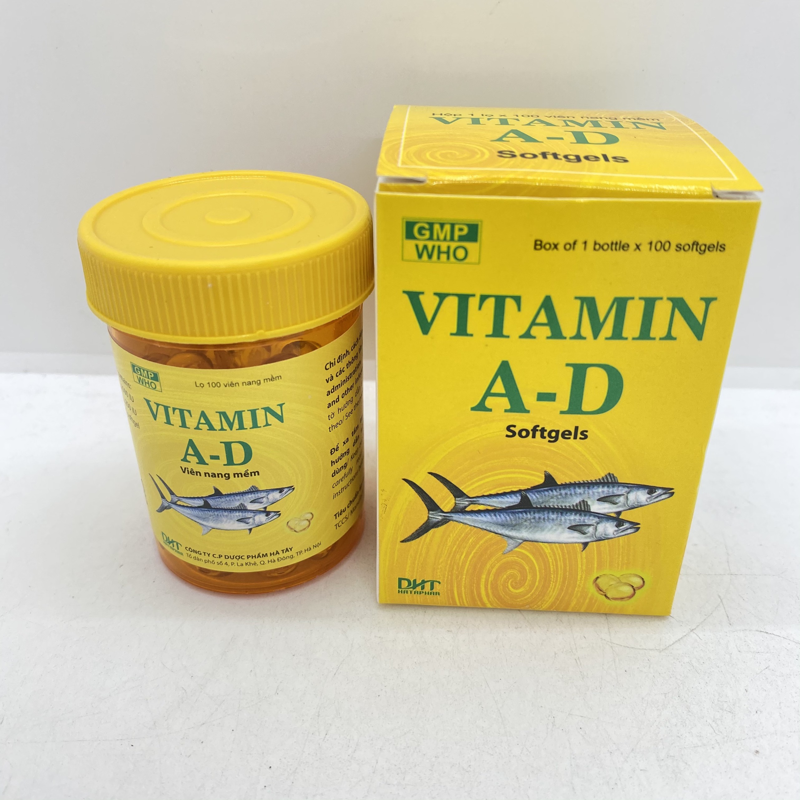 Vitamin a-d hà tây lọ 100 viên