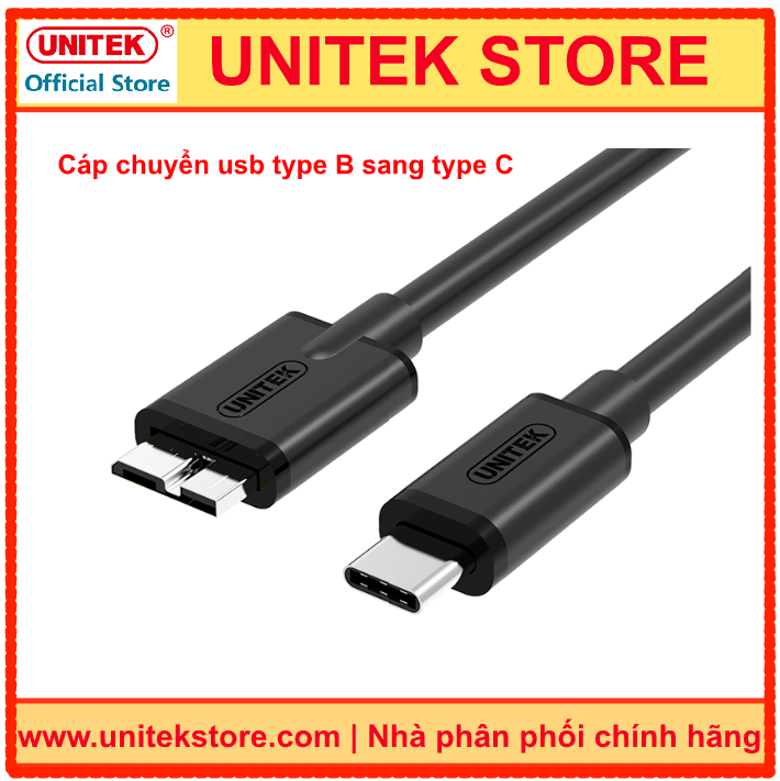 Cáp chuyển USB type C sang USB Type B unitek