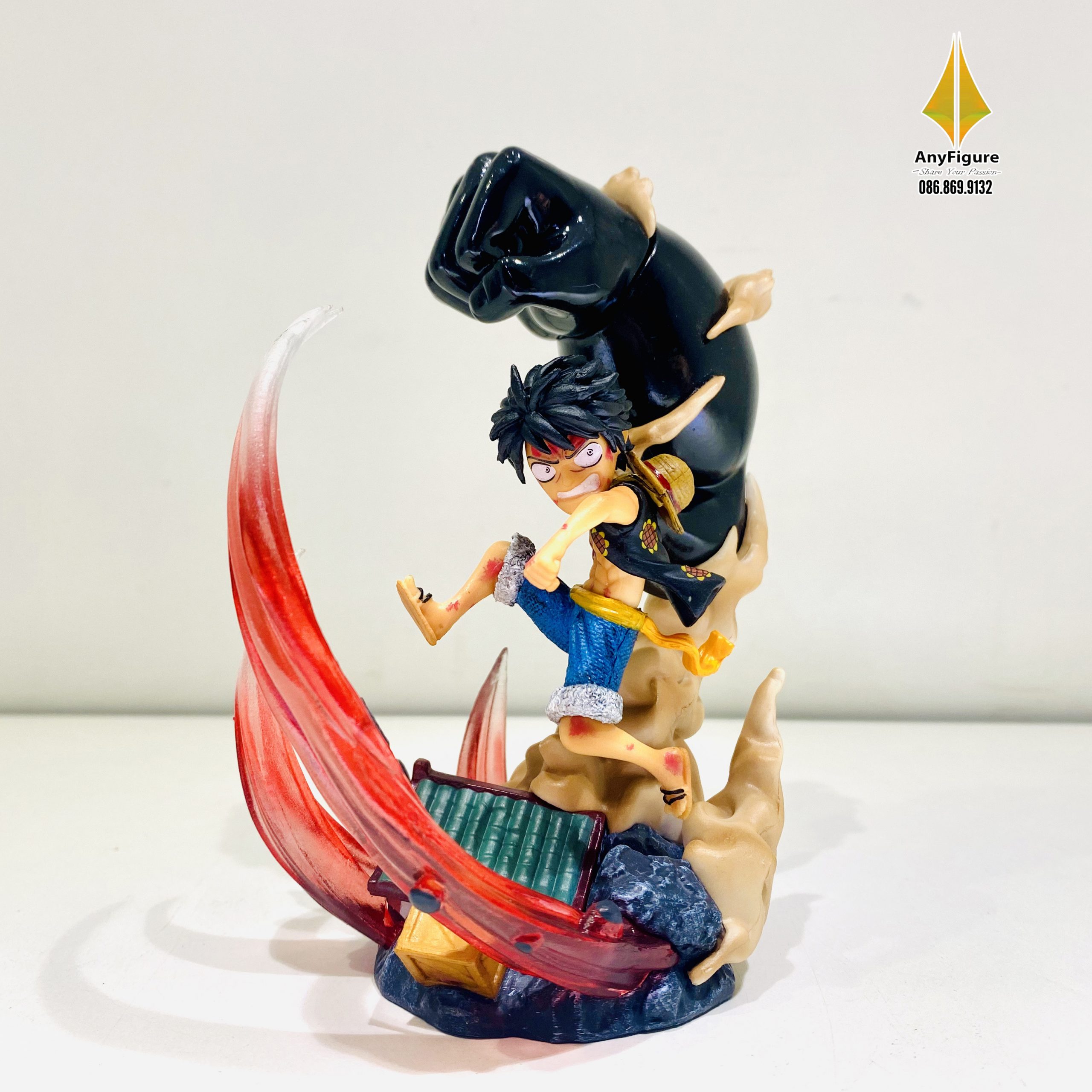 Mô Hình Nhân Vật Luffy Gear 3 Chibi