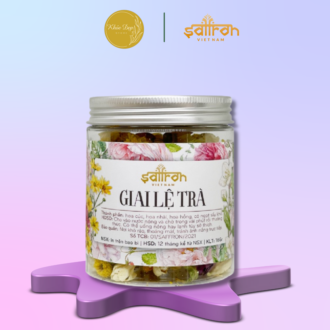 Giai lệ trà - Trà hoa mix các loại tốt cho sức khỏe 16g