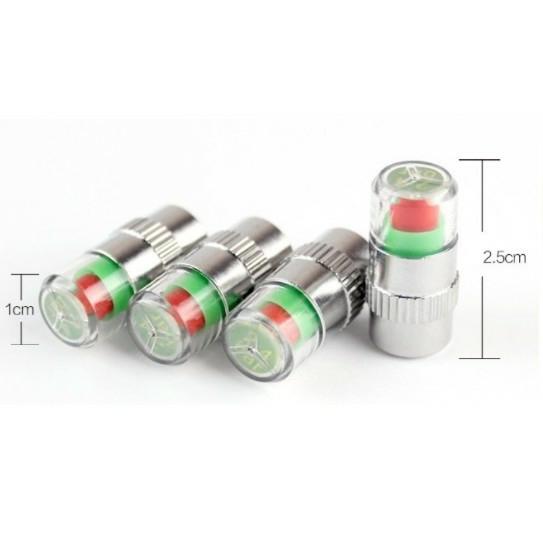 Bộ 4 nắp van cảnh báo áp suất lốp Oto