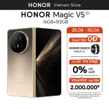 Điện Thoại Thông Minh Cao Cấp Honor Magic V5 5G 16GB+512GB | Màn hình 7.95 inch| Camera 50MP | Bảo Hành 24 Tháng Hàng Chính Hãng