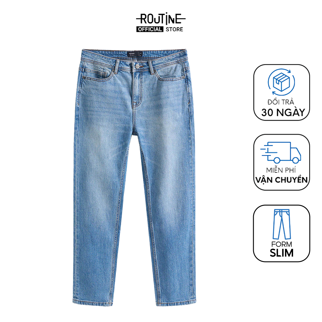Quần Jean Nam Form Slim - Routine 10F24DPA006