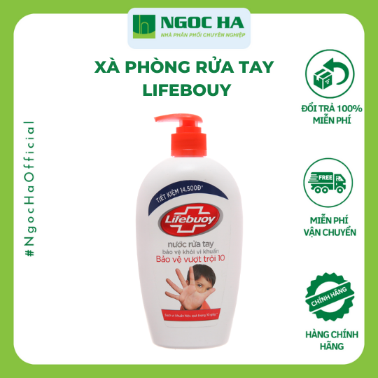 Xà phòng rửa tay Lifebouy 500ml có vòi