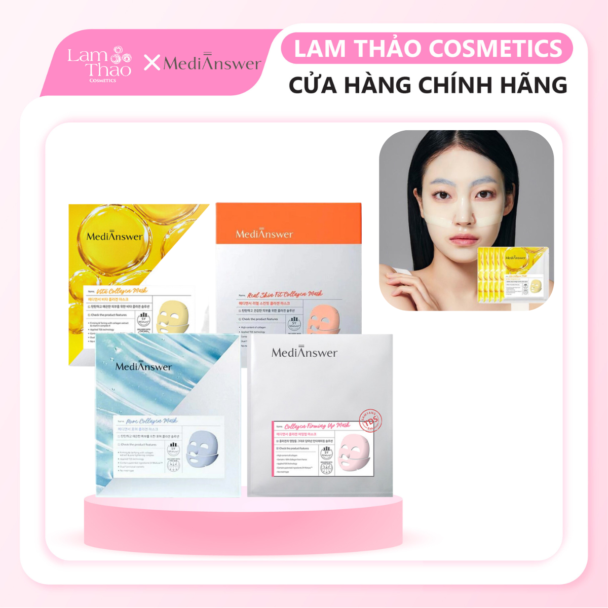 Mặt Nạ Thạch Collagen Medianswer Collagen Mask
