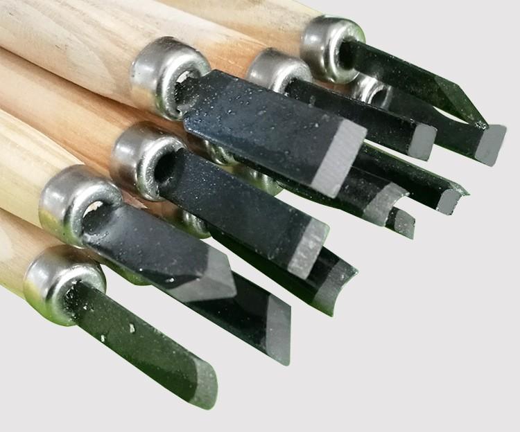 Set 12 cây. dao, đục, tiện, khắc chuyên dụng để tiện, khắc đồ gỗ thủ công mỹ nghệ. diy362