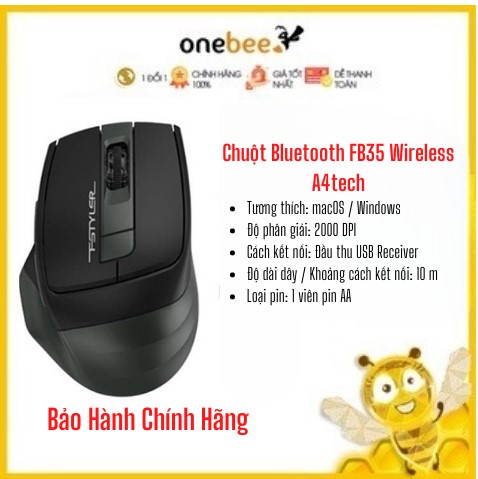 Chuột không dây Bluetooth FB35 Wireless A4tech - Hàng chính hãng