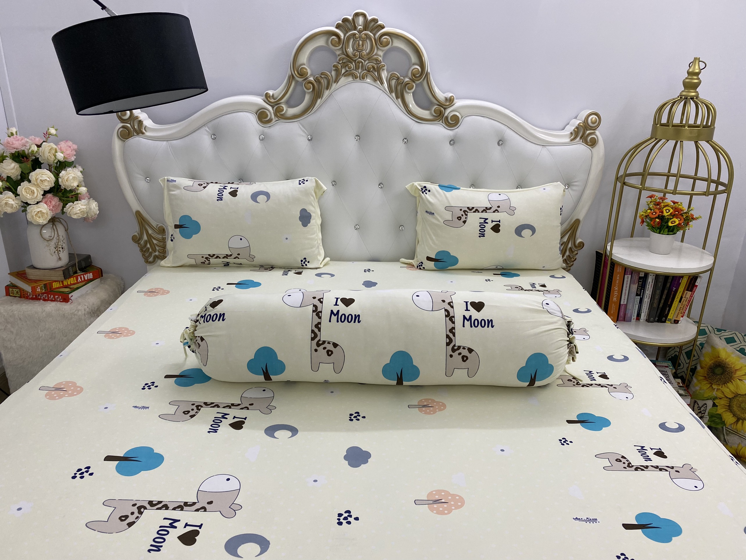 Bộ Drap Thun Hàn Quốc mát lạnh cực bền ko xù , ko ra màu