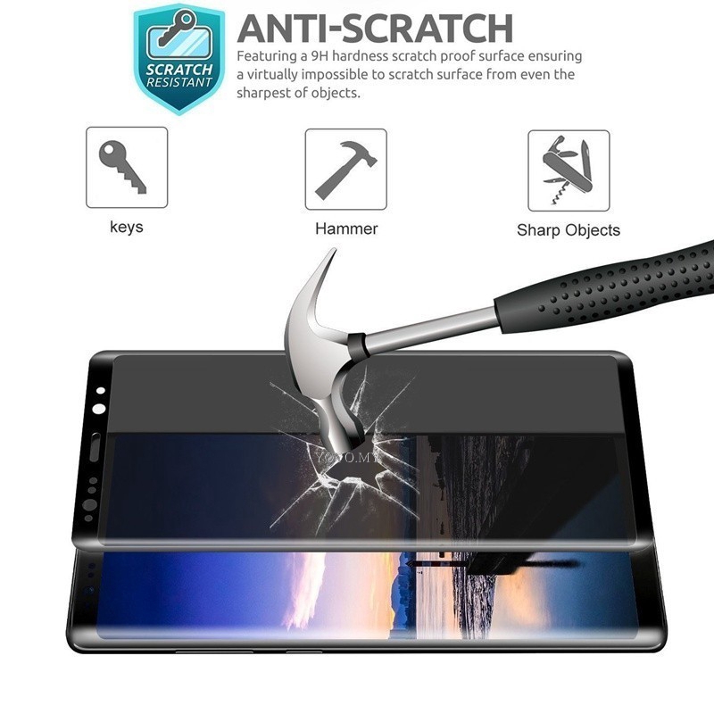 Kính cường lực chống nhin trộm cho galaxy note9/ note8/ s9 plus/ s8 plus/ s9 / s8