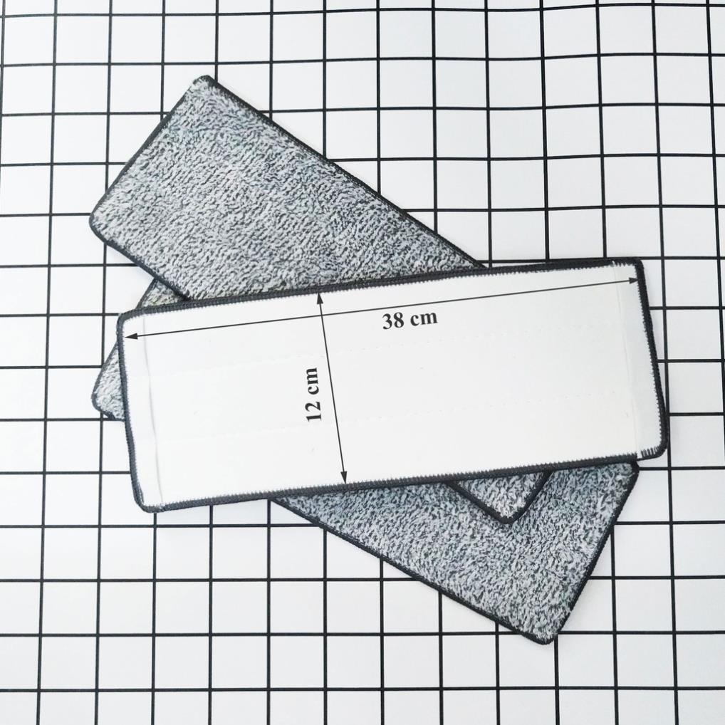 Bông lau nhà bẹ 12x38 cm, không bị trầy sước bề mặt sàn khi lau
