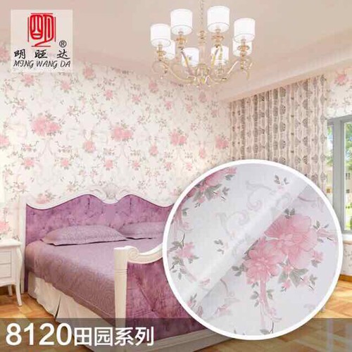 10m giấy dán tường hoa chùm khổ rộng 45cm có keo dán sẵn