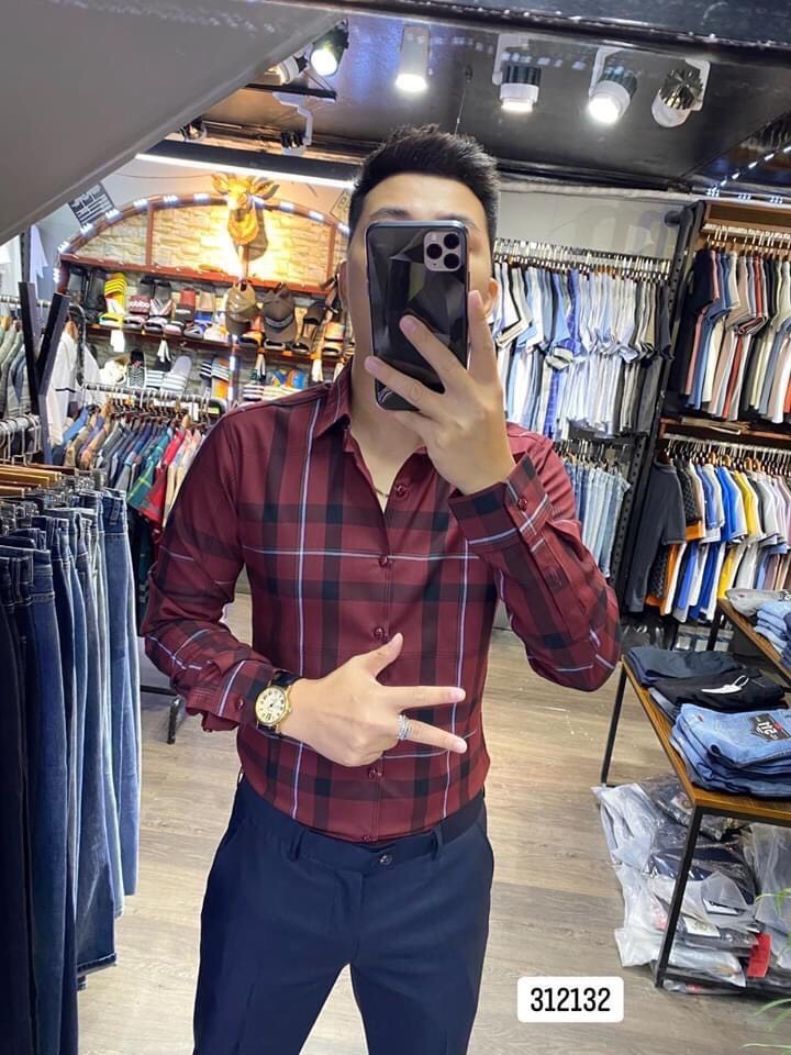 [HCM]Áo sơ mi nam Sọc Caro BBR đẹp Áo sơ mi nam tay dài Áo sơ mi nam rẻ đẹp Áo sơ mi nam phong cách DORIS SMN13