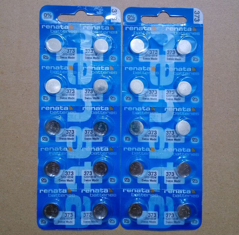 Pin đồng hồ đeo tay renata 916