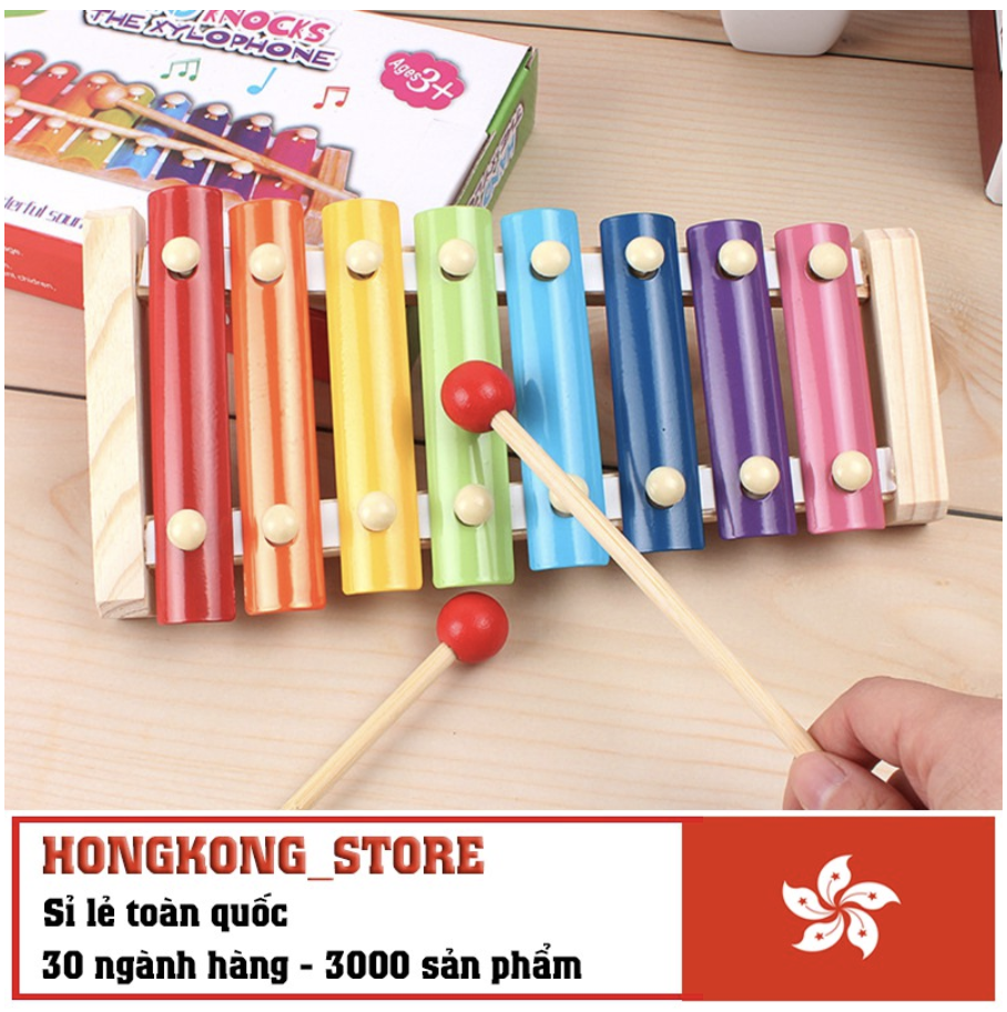 [ĐỒ CHƠI THÔNG MINH] Đàn mộc cầm xylophone cỡ nhỏ cho bé - Đàn mộc cầm bằng gỗ cho bé tập chơi