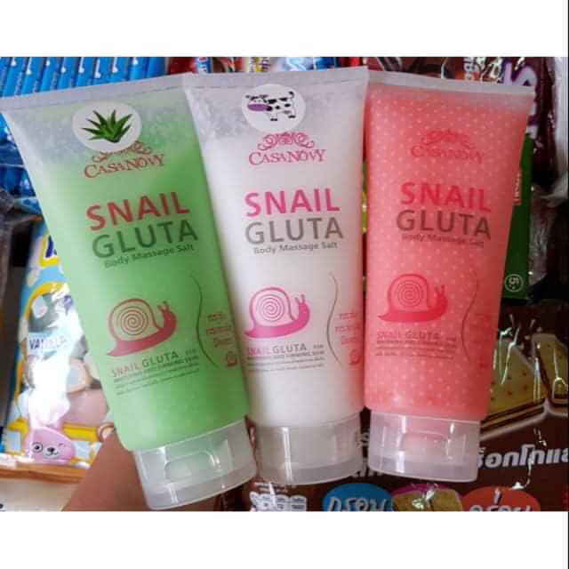 Muối tắm tẩy thâm đen Snail Gluta Thái Lan 500ml