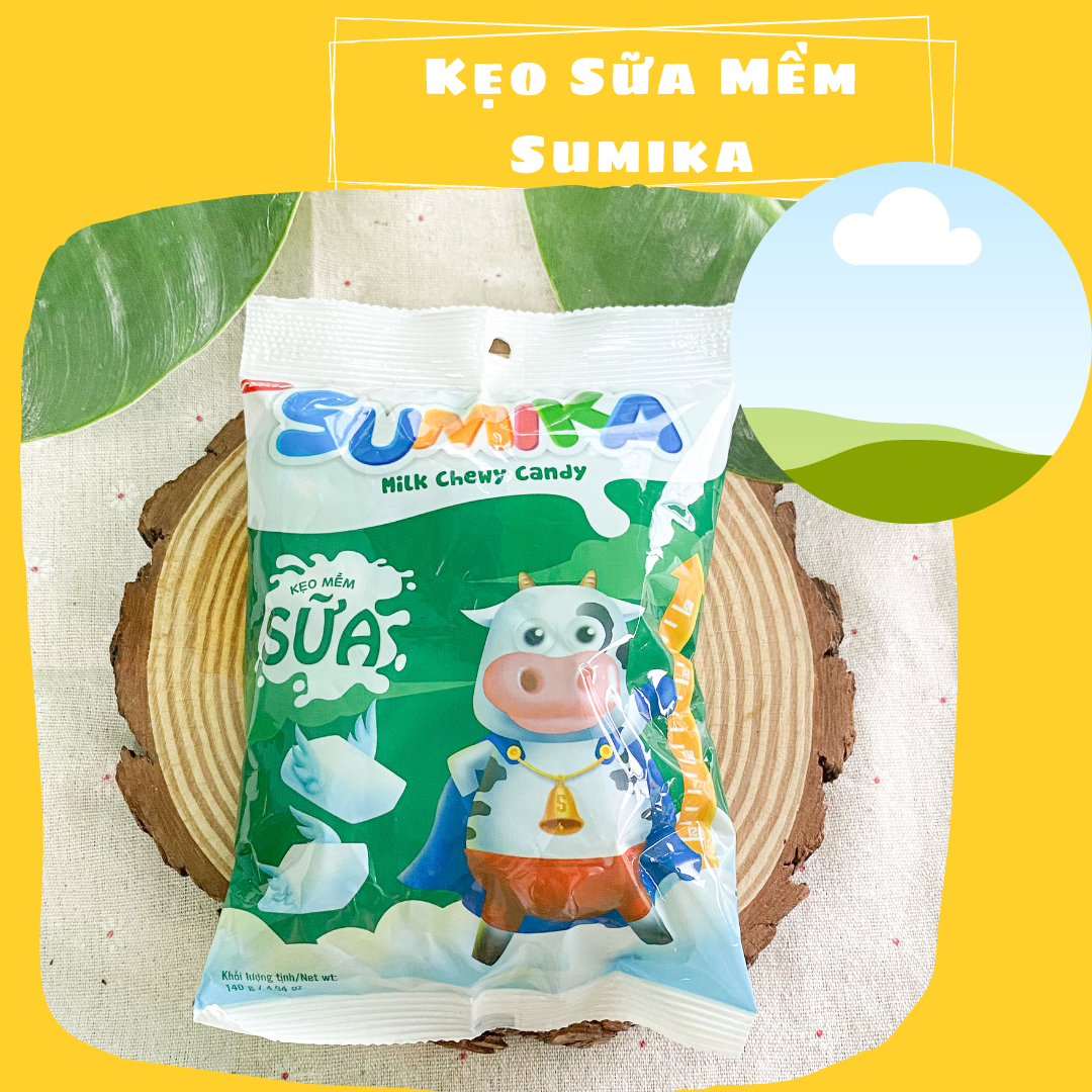 Kẹo sữa mềm sumika 140g - milk chewy candy - shop mẹ bắp