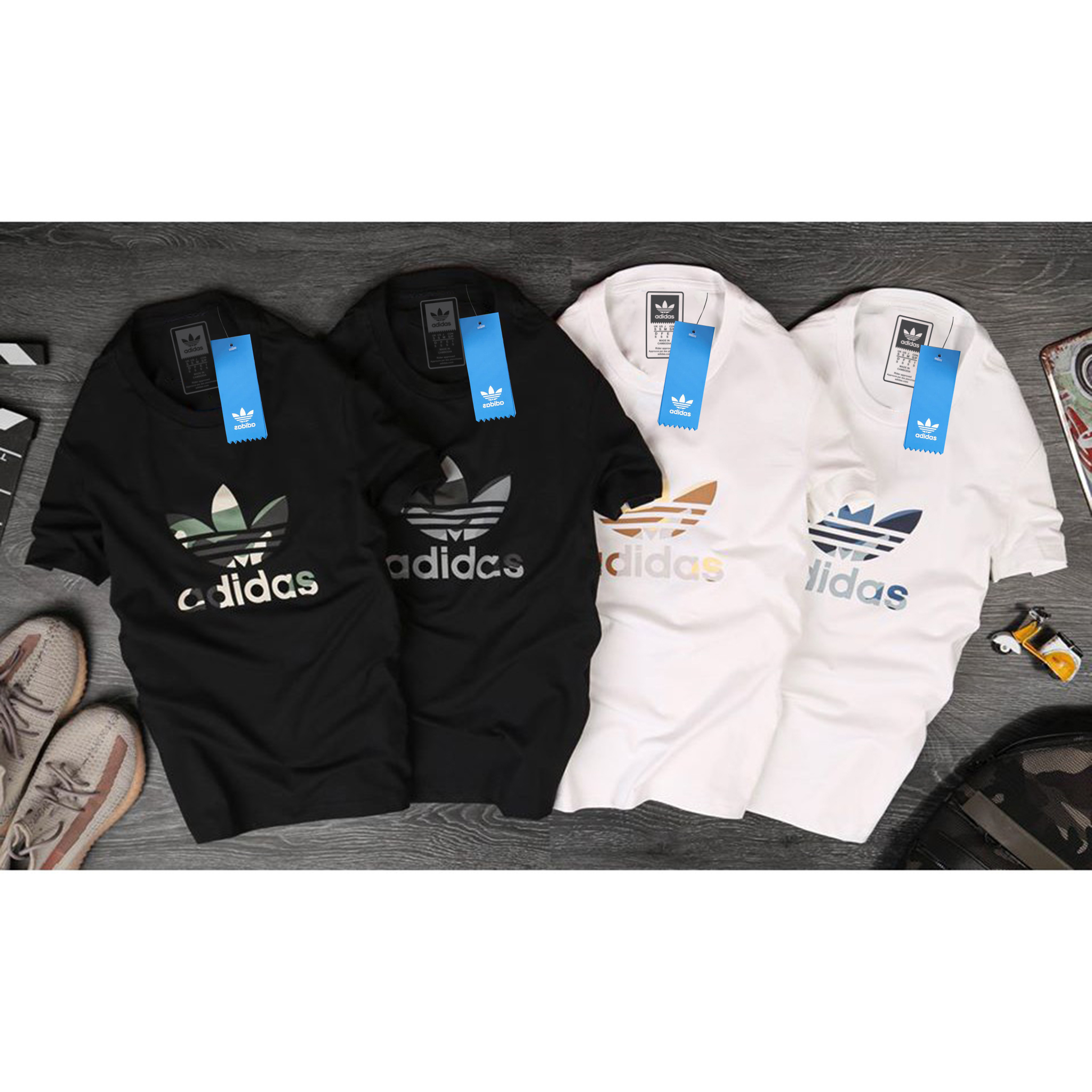 Áo thun adidas nam nữ chính hãng 100% cotton mẫu 01 - 04