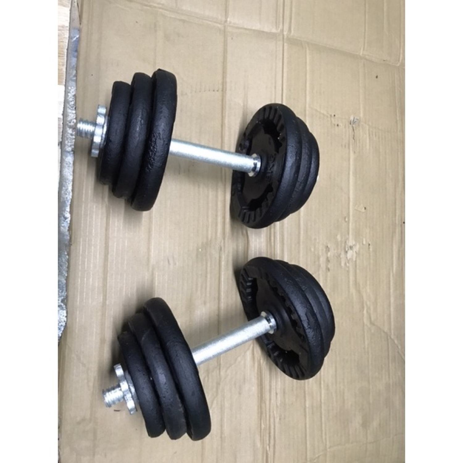 tạ tay tháo lắp 35cm. 1 cặp 26kg. mỗi bên 13kg