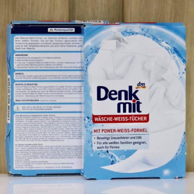 Miếng giặt tẩy trắng quần áo Denkmit