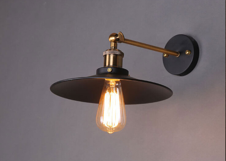 Đèn tường - đèn treo tường - đèn tường đĩa bay cổ điển - tặng kèm bóng led giả sợ đốt edison trị giá 60k