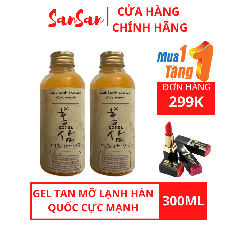 Kem tan mỡ Hàn tan mỡ hiệu quả nhanh mang lại vóc dáng thon gọn