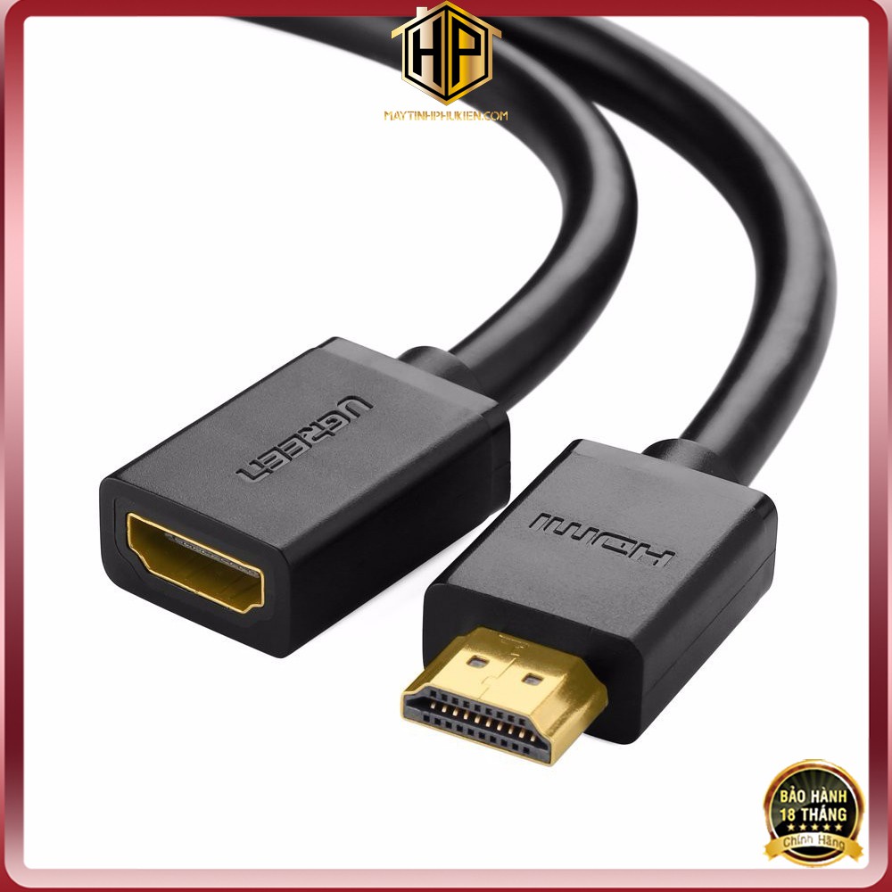 Ugreen hd107 - cáp hdmi nối dài từ 0,5m đến 2m hỗ trợ fullhd chính hãng