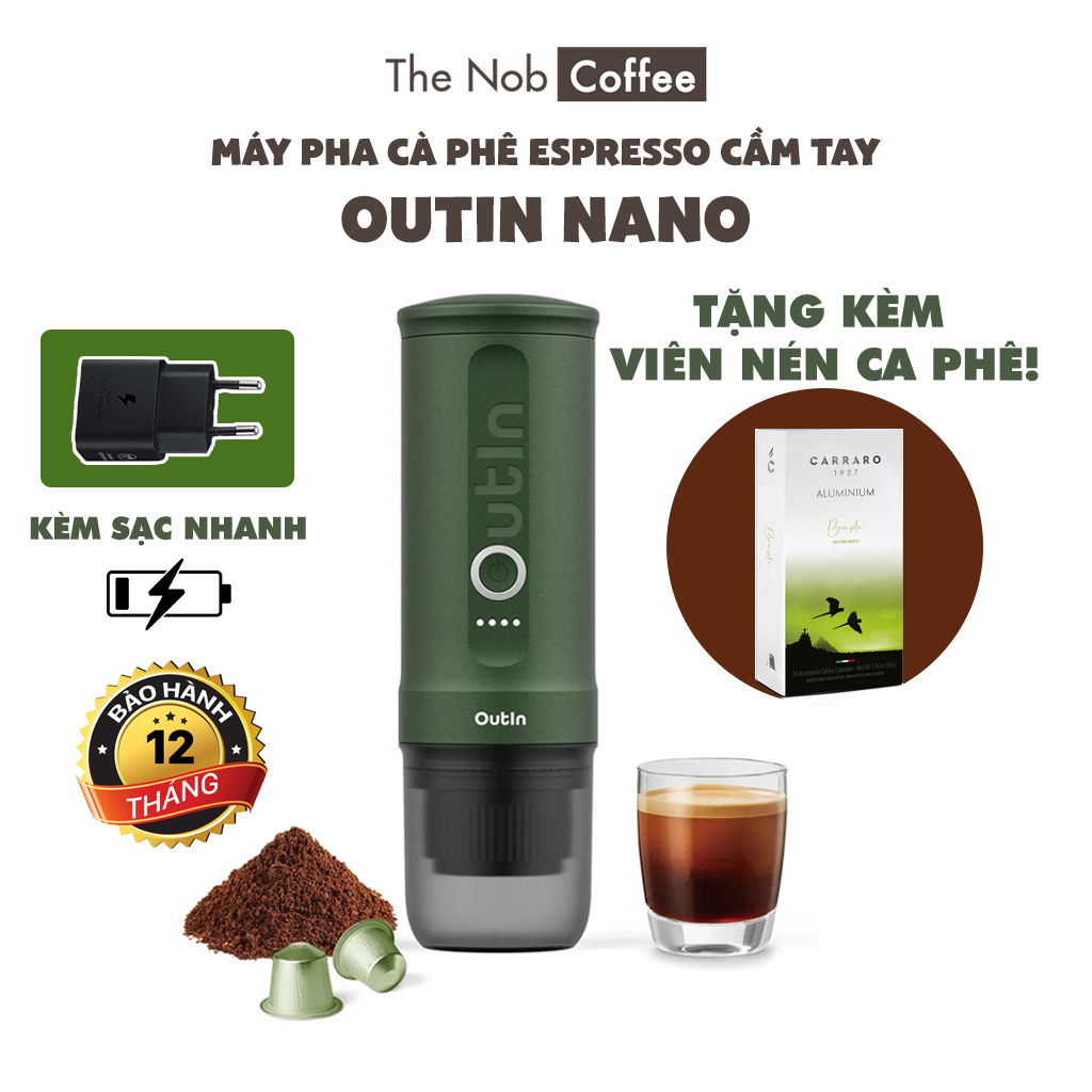 Máy pha cà phê Espresso cầm tay Outin Nano