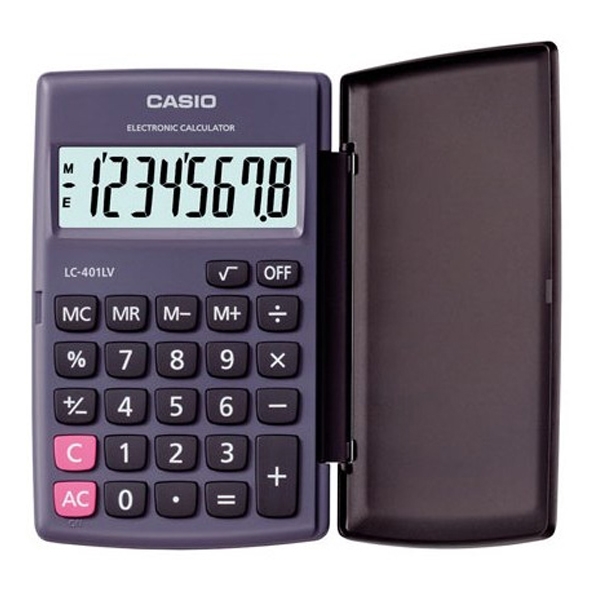 Máy tính casio lc401lv-bk-w-dp
