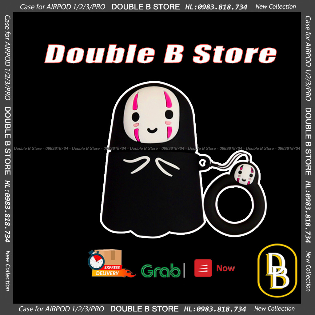 Case airpods Vô diện 1/2/3 PRO, i11, i12, i13 - vỏ bảo vệ hộp đựng tai nghe airpod 1032CAVD