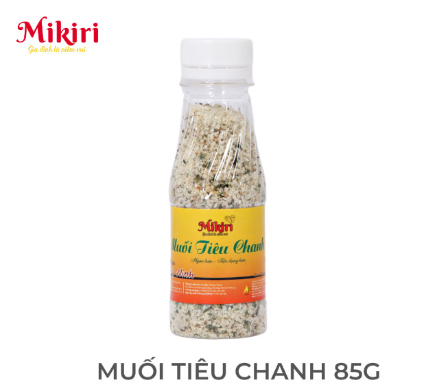 Lốc 12 hủ Muối Tiêu Chanh Mikiri 85gr