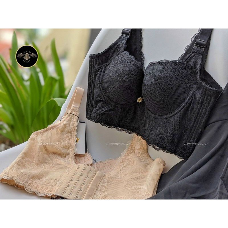 BRA CORSET Áo ngực bản to không gọng che mỡ, định hình nâng ngực