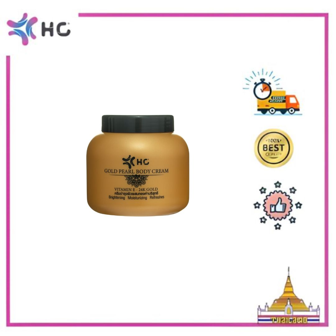 Kem dưỡng hc gold pearl body cream vitamin e & 24k gold