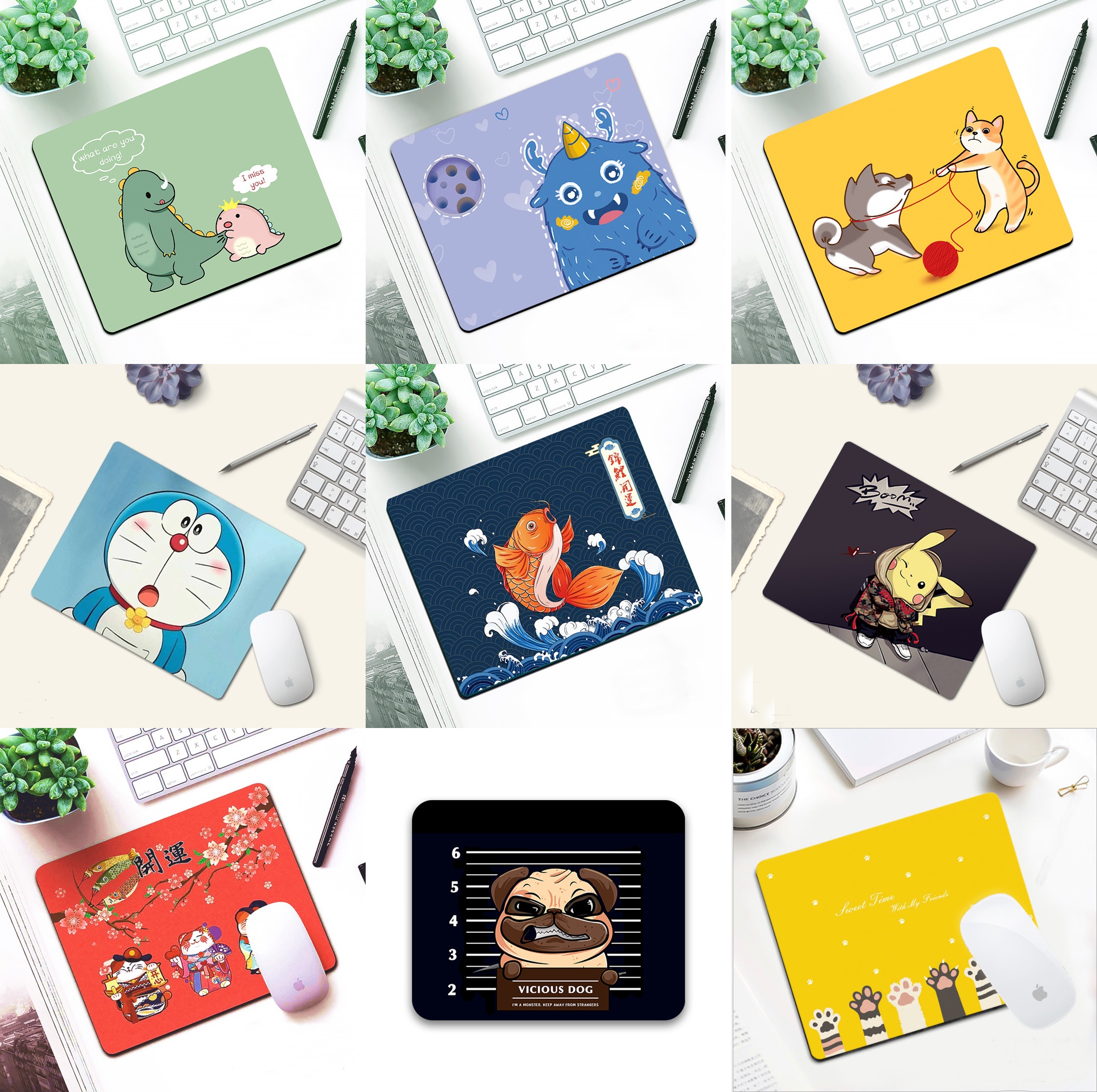 [HCM]Miếng lót chuột bàn di chuột mouse pad nhỏ dùng trong văn phòng cừa hàng kích thước 26x21 Mẫu Mới Nhất Sỉ Và Lẻ