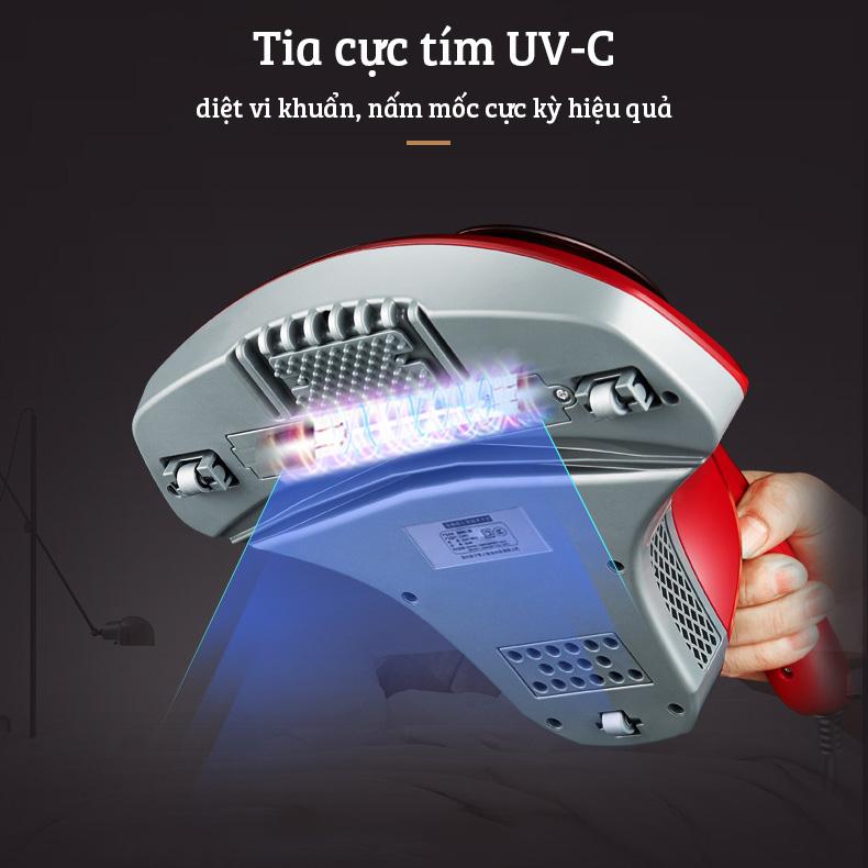Máy hút bụi giường nệm Zangzi CM-83 đèn UV diệt khuẩn giường rèm ghế sofa công suất mạnh 300W
