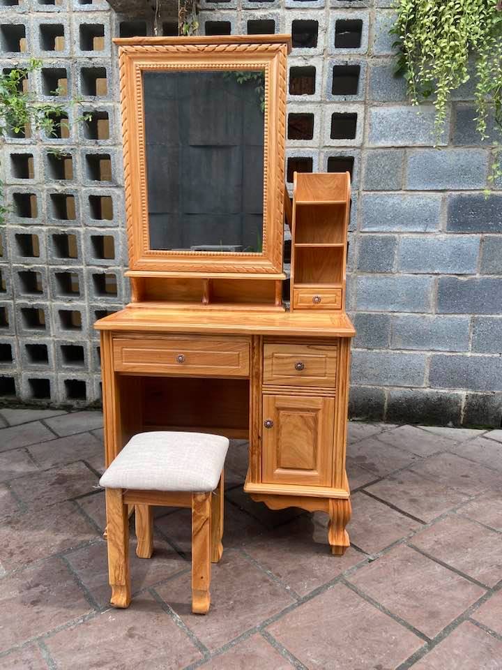 Bàn trang điểm mẫu hiện đại gỗ Gõ Đỏ