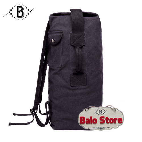 BALO NAM ĐA NĂNG DU LỊCH ĐI LÀM ĐI HỌC CHẤT LIỆU VẢI BỐ BỀN ĐẸP PHONG CÁCH ĐỘC ĐÁO CÁ TÍNH DB17LA (ĐEN) - Thương hiệu BALO STORE