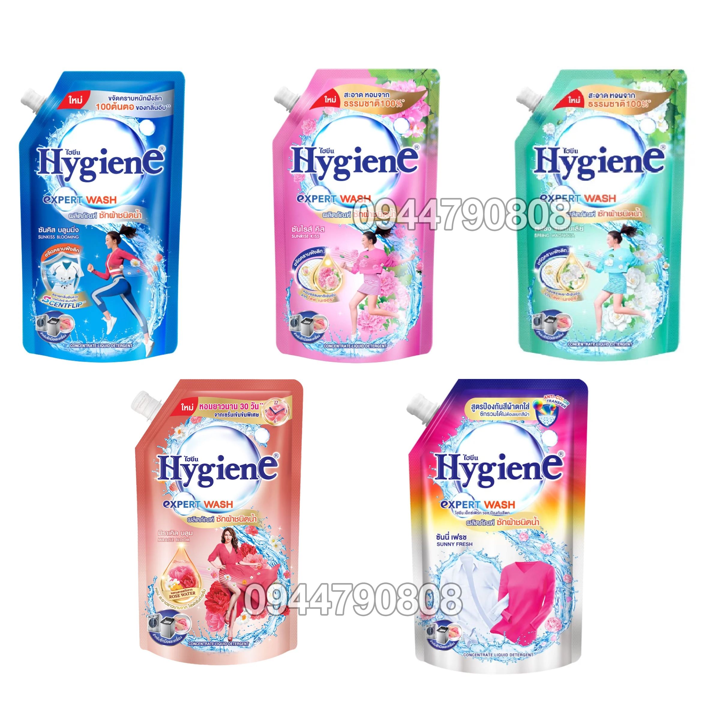 Nước giặt đậm đặc Hygiene 600ml - Nội địa Thái Lan