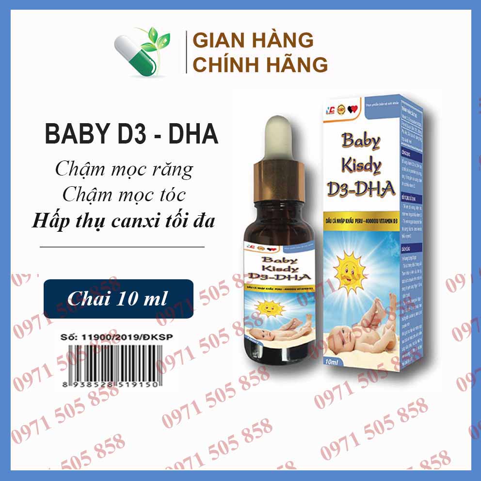 Vitamin D3 - DHA Giúp hấp thụ canxi tối đa