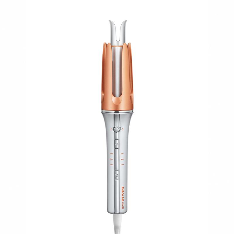 Máy uốn tóc tự động SHEGLAM 1/1.25 inch với 3 nhiệt độ, xoay 2 chiều, chống bỏng, chống rối, tự động tắt, dụng cụ tạo kiểu tóc, máy uốn tóc xoay - 2