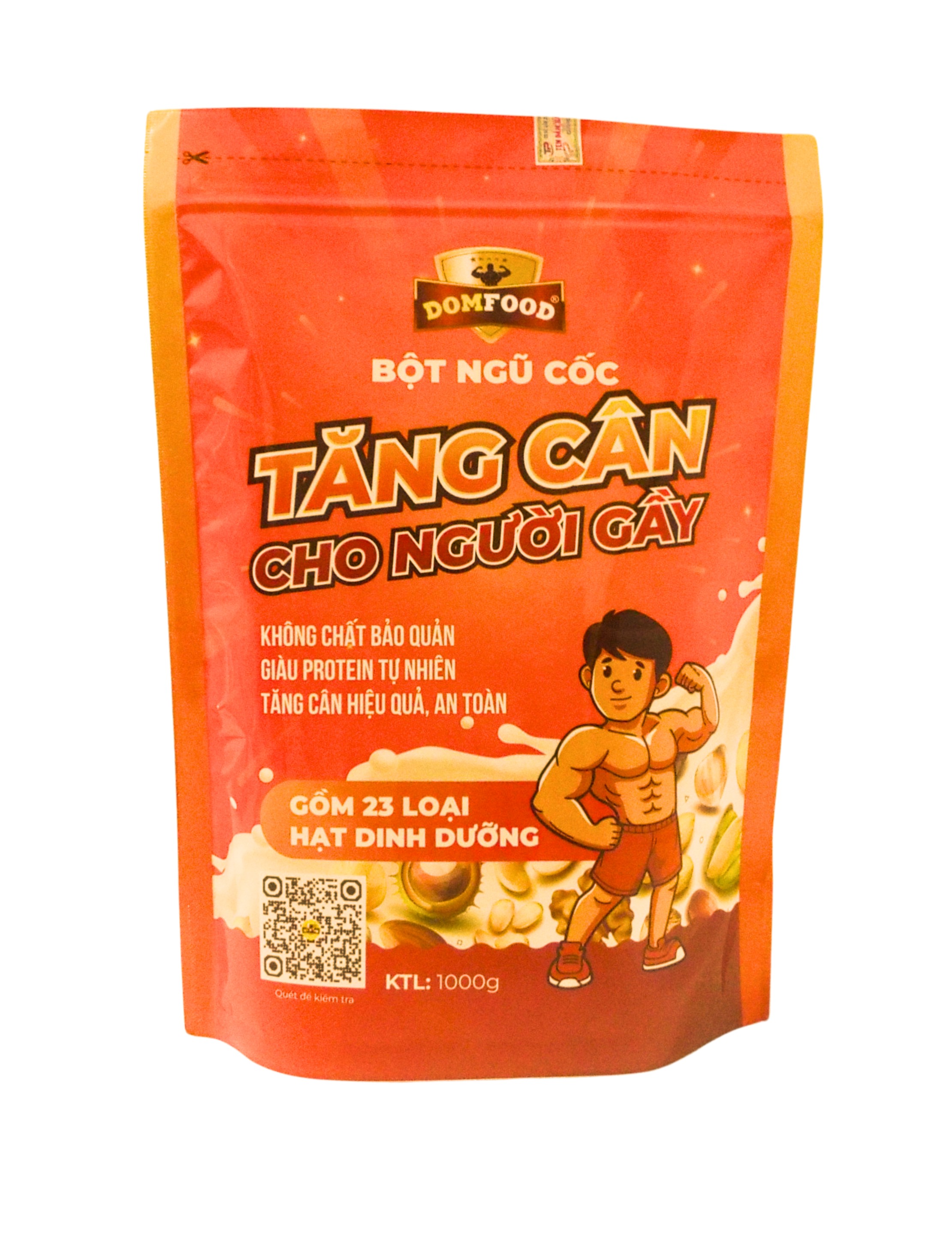 Bột tăng cân cho người gầy túi 1kg - đảm bảo tăng cân sau 7 ngày.