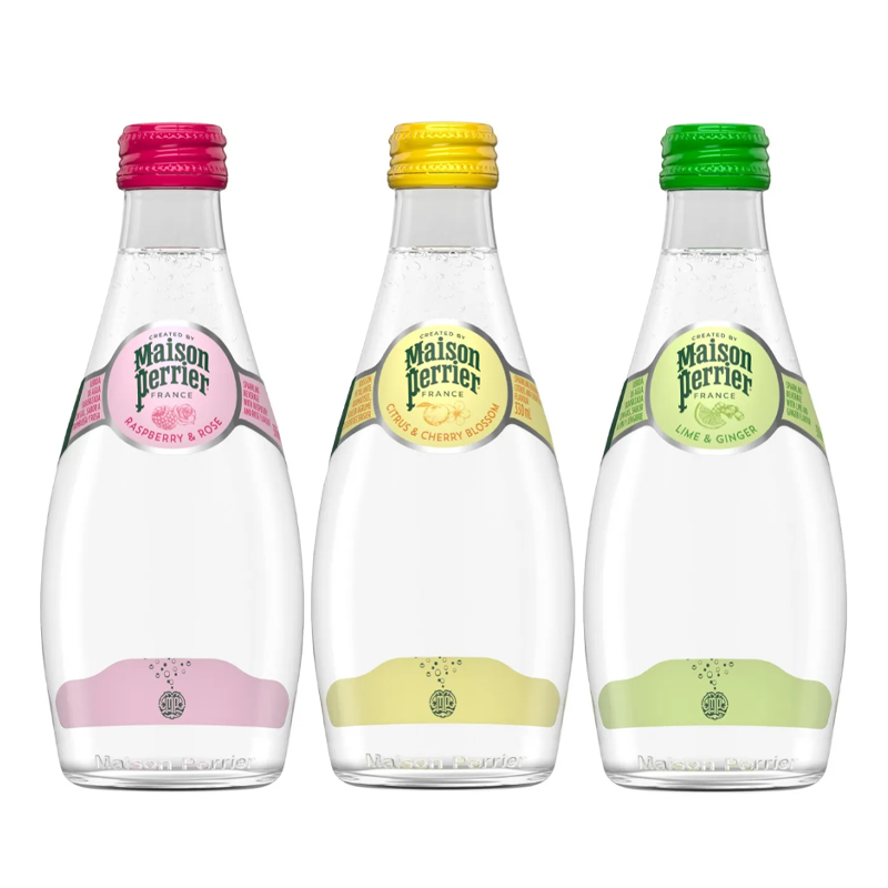 Nước Giải Khát Có Ga Perrier Sparkling Glass - Tuỳ Chọn Vị 330ml