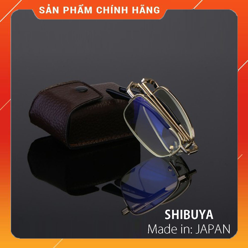 Kính viễn thị   gọng màu gold cao cấp KÍNH LÃO THỊ GẤP GỌNG ĐỌC SÁCH NGƯỜI CAO TUỔI TRUNG NIÊN