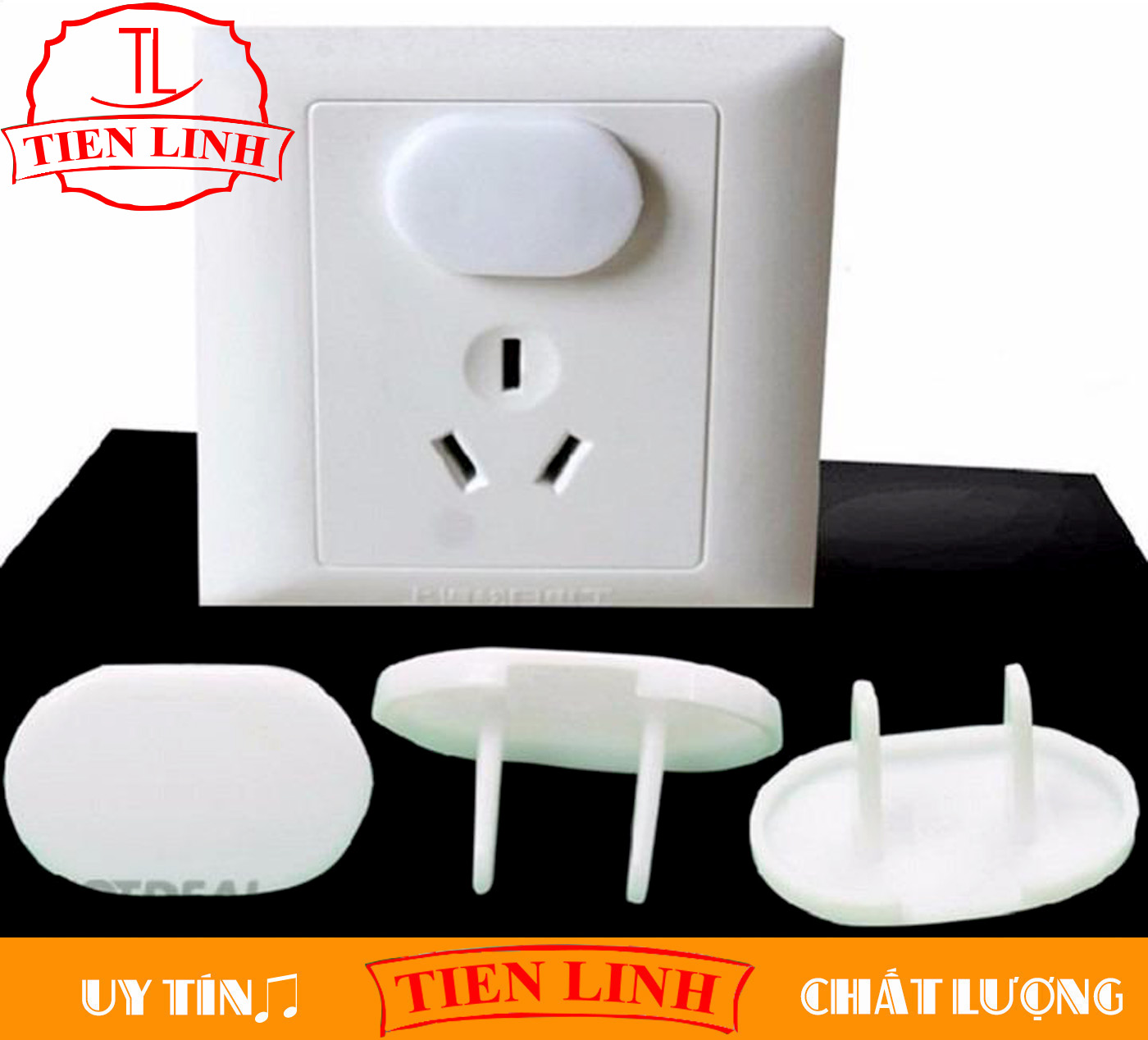 Bộ 15 Nút đậy - Bịt - Che Nắp Ổ Cắm Giữ An Toàn Cho Trẻ Nhỏ