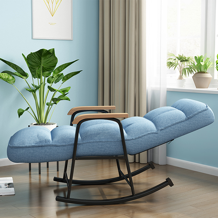 Ghế Sofa Bập Bênh - Ghế Thư Giãn Khung Sắt Cao Cấp BLUE HOUSE, Ghế Tựa, Ghế Lười, Ghế Phòng Khách, Ghế Phòng Ngủ, Green Home HN